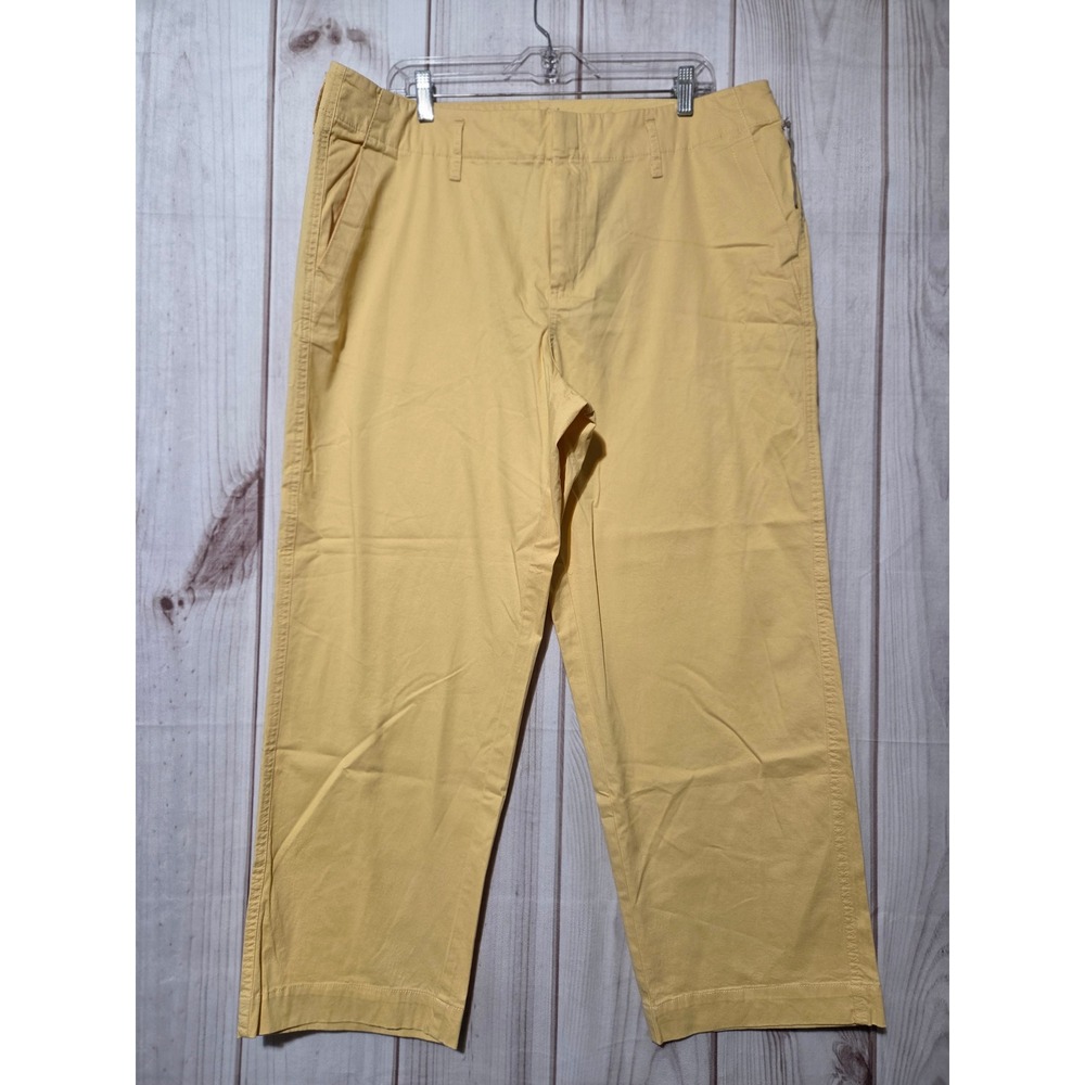 Women’s Yellow Straight-Leg Pants